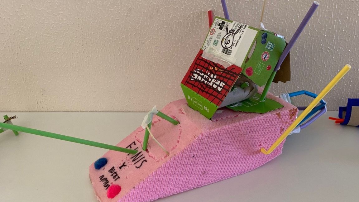 Prototyp Transportmittel der Zukunft: Werkstück von Schüler:innen